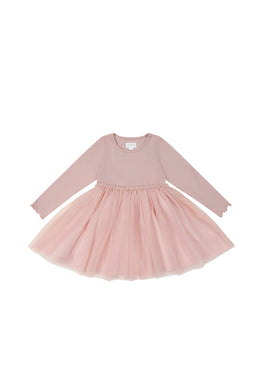 Anna tulle dress - shell pink