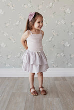 Load image into Gallery viewer, Organic cotton Heidi skirt - gingham lilac