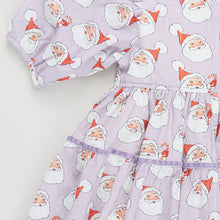 Load image into Gallery viewer, Girls Maribelle dress - lavender Santas