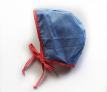 Load image into Gallery viewer, Blue floral bonnet - Lorin Lane Design