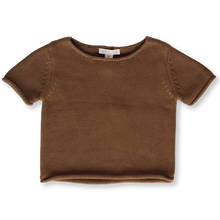 Load image into Gallery viewer, Relaxed knitted tee - earth