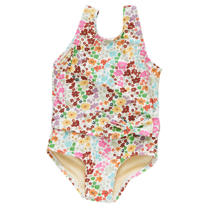 Girls jaymes suit - multi ditsy floral
