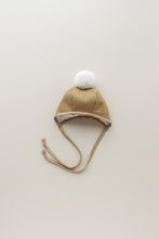 Load image into Gallery viewer, Briar wool pom bonnet - camel