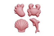 Load image into Gallery viewer, Scrunch moulds (set of 4) - dusty rose pink