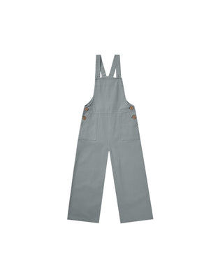 Wide leg overall - dusty blue