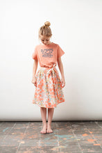 Load image into Gallery viewer, Flower printed midi skirt
