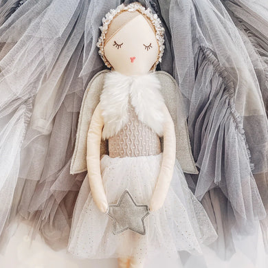 Anna large silver Angel doll