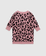 Load image into Gallery viewer, Dusty rose leopard knit cardi