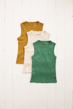 Load image into Gallery viewer, Fin &amp; Vince tank top - schoolhouse green