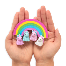Load image into Gallery viewer, Unique unicorn strawberry scented erasers