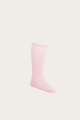 Jamie Kay frill socks - blush