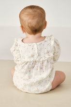 Load image into Gallery viewer, Organic cotton muslin Frances playsuit - Nina watercolour floral
