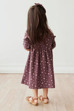 Load image into Gallery viewer, Organic cotton poppy dress - Irina fig