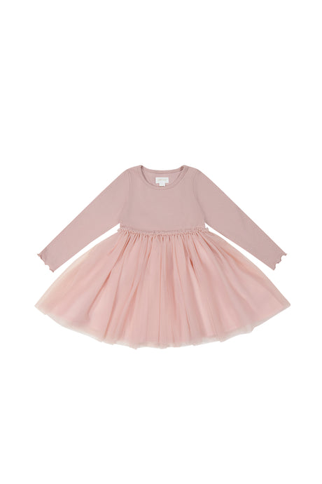 Anna tulle dress - shell pink