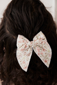 Organic cotton bow - Fifi floral