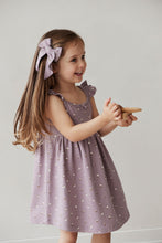 Load image into Gallery viewer, Organic cotton Gracelyn dress - Goldie quail