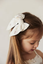 Load image into Gallery viewer, Organic cotton bow - Lauren floral