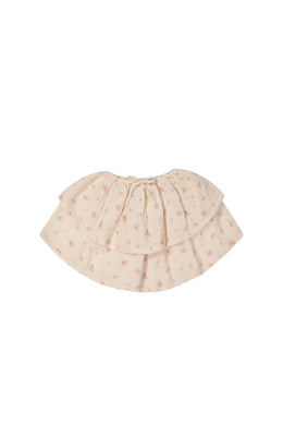 Organic cotton muslin Heidi skirt - Irina shell