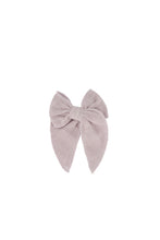 Load image into Gallery viewer, Organic cotton muslin bow - rosewater