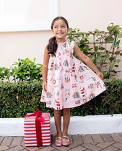 Load image into Gallery viewer, Girls Stevie dress - holiday spirit