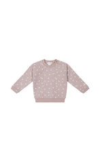 Load image into Gallery viewer, Organic cotton Damien sweatshirt - simple flowers