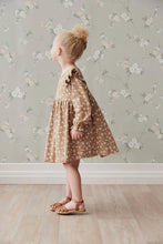 Load image into Gallery viewer, Organic cotton Frankie dress - Rosalie field caramel
