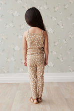 Load image into Gallery viewer, Organic cotton leggings - Rosalie field caramel