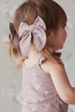 Load image into Gallery viewer, Organic cotton bow - petite fleur antler