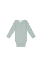 Load image into Gallery viewer, Organic cotton modal ls bodysuit - mineral