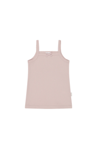 Organic cotton modal singlet - rosie