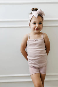 Organic cotton modal singlet - rosie