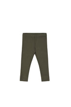 Load image into Gallery viewer, Organic cotton modal leggings - olive