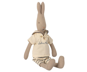 Sailor rabbit, size 2 - off-white and petrol