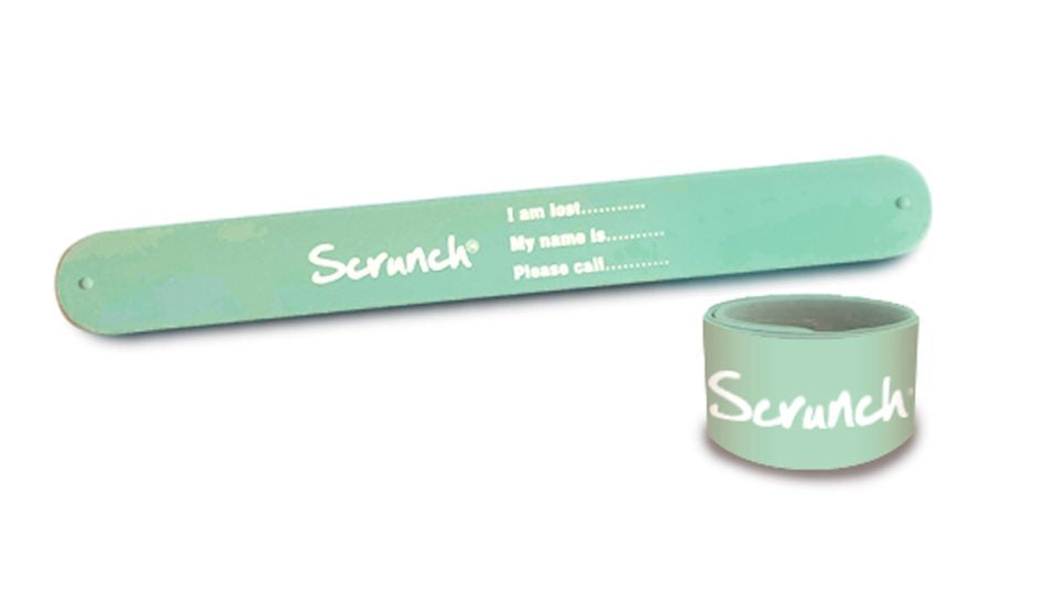 Scrunch wristband - light dusty green