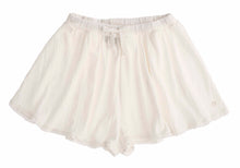 Load image into Gallery viewer, Organic cotton pointelle kid shorts - off-white