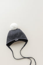 Load image into Gallery viewer, Briar wool pom bonnet - charcoal