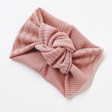 Load image into Gallery viewer, Classic turban - blush textured stripe