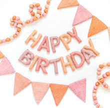 Load image into Gallery viewer, Happy birthday garland - pink