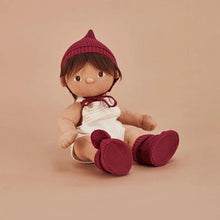 Load image into Gallery viewer, Dinkum doll knit set - plum