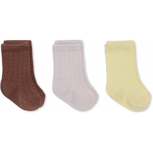 3 pack pointelle socks