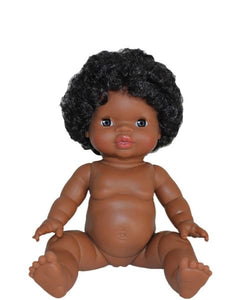 Girl doll, African - Imani