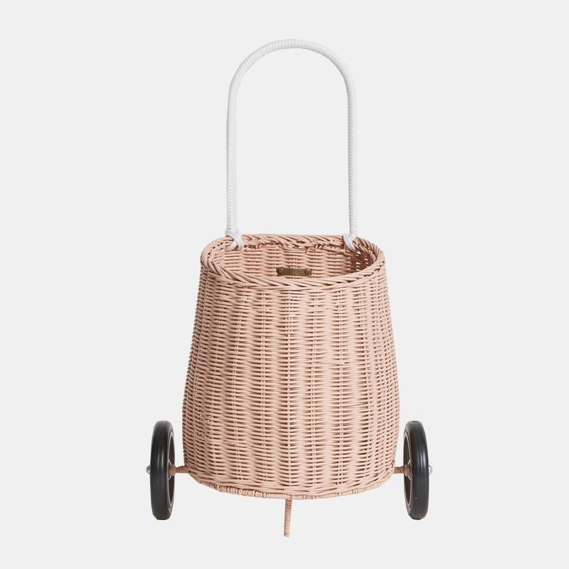 Rattan luggy - rose