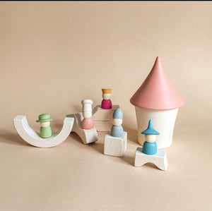 Handmade small finger theater the kingdom 6pcs