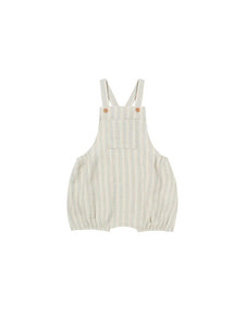 Quincy Mae Hayes overalls - sky stripe