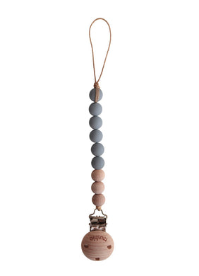 Pacifier clip | Cleo - stone