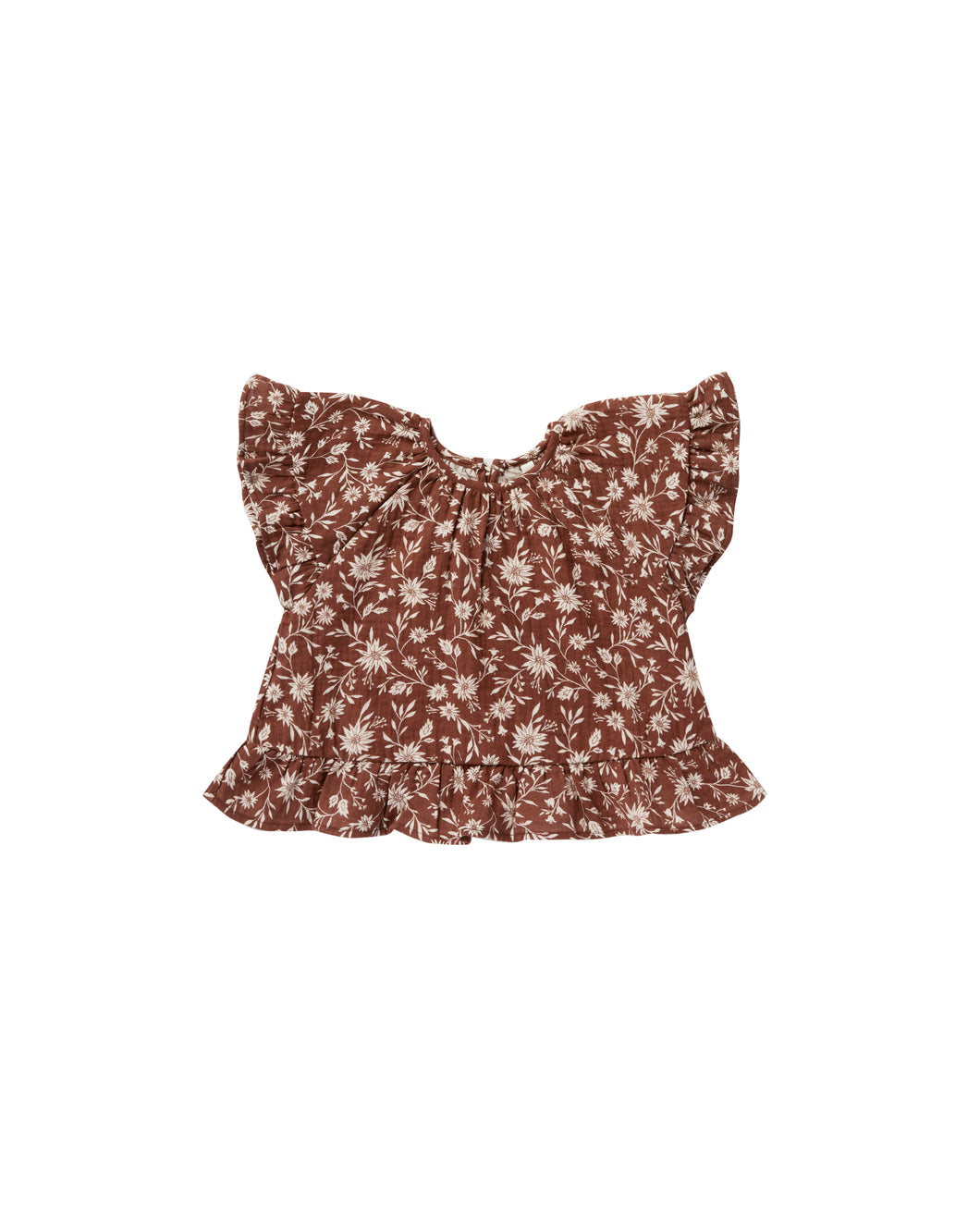 Butterfly top - wild floral