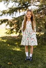 Load image into Gallery viewer, Gwendolyn dress in green Christmas