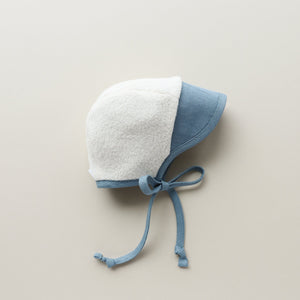 Brimmed fountain bonnet - Sherpa lined