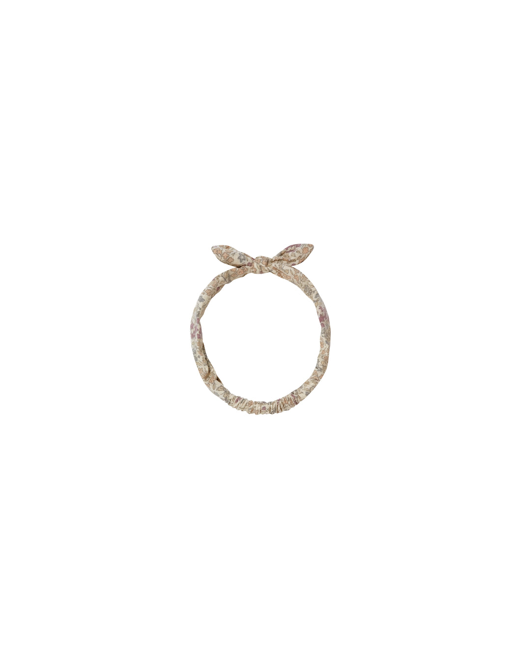 Baby bow headband - garden