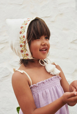 Folk pixie bonnet